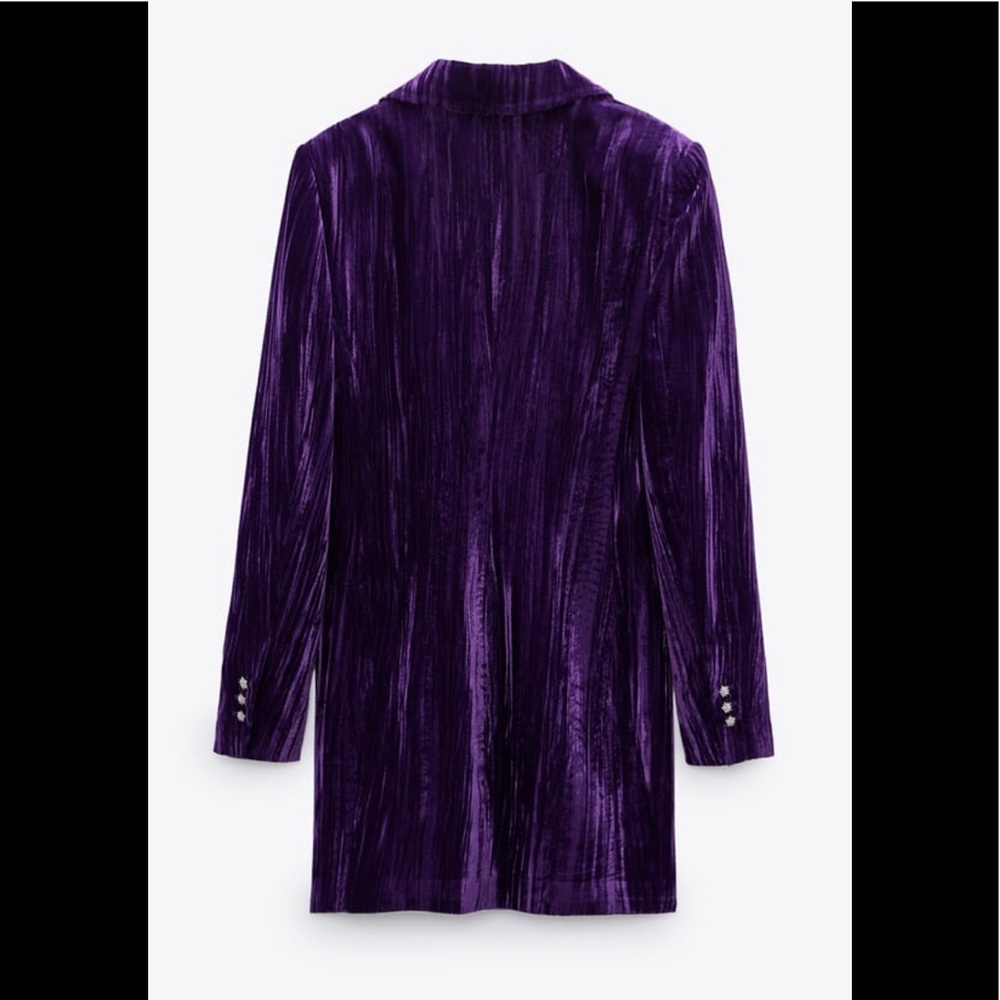 Zara Velvet blazer dress - Picture 6 of 11